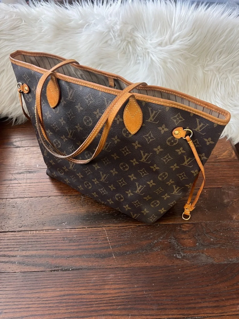 Louis Vuitton Monogram neverfull mm made in Spain - Picture 2 of 13